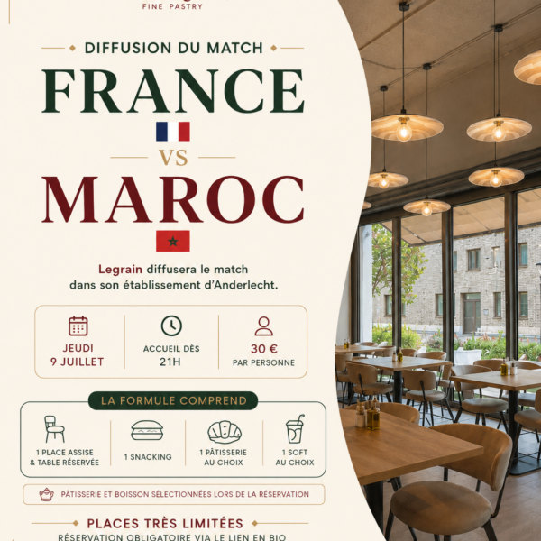 Soirée Diffusion - Maroc 🇲🇦 vs France 🇫🇷